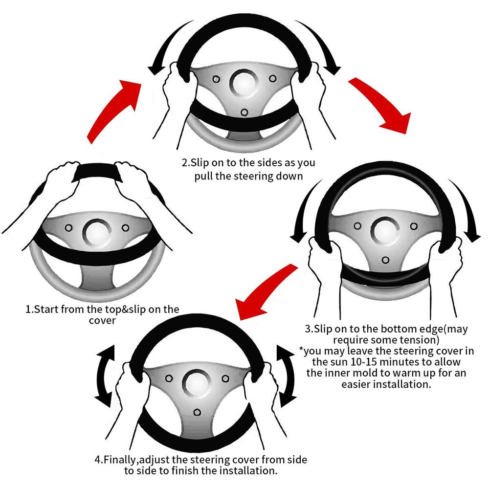 Environmentally Friendly And Durable Elastic Steering Wheel Cover