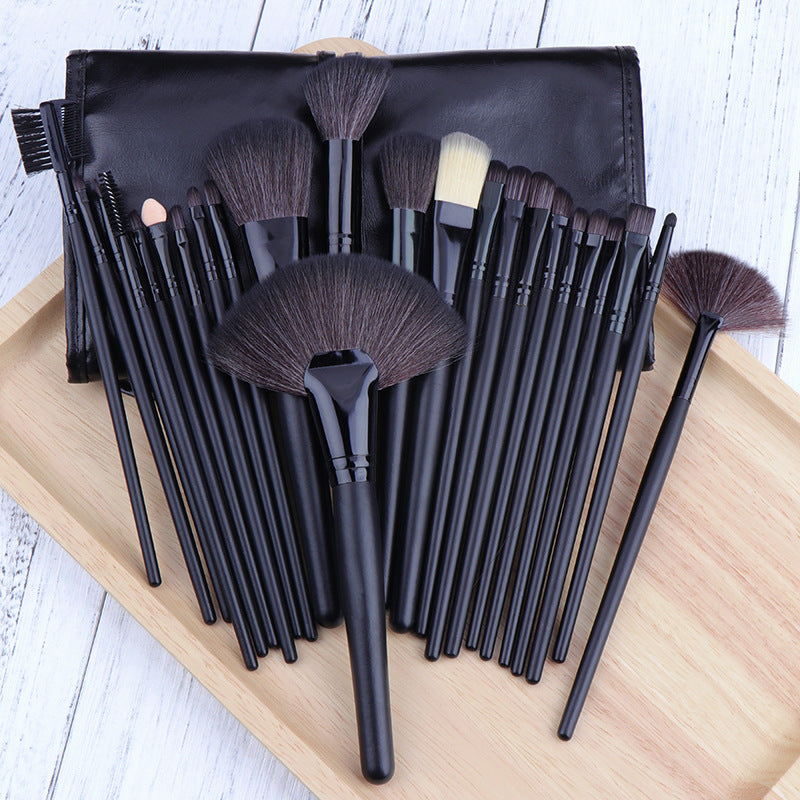 24 Makeup Brushes Set Portable Storage Bag