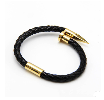 Brand Europe and America minimalism winding thorns twisted wire men and women  bracelet bracelet