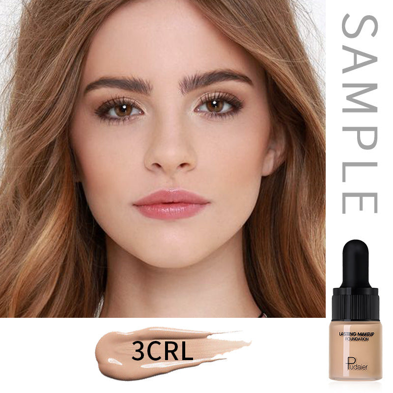 Sample baby bottle liquid foundation