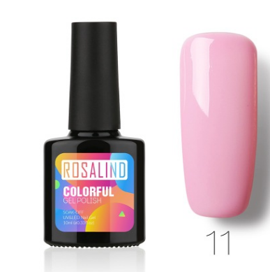 ROSALIND Solid Color Bobbi Glue UV Nail Polish Gel Polish 10ml Nail Salon Manicure Treament