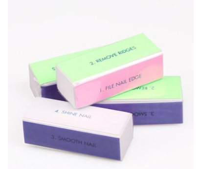 Nail polish polishing tools, polished tofu grinding block, Korea digital 4 polished block.