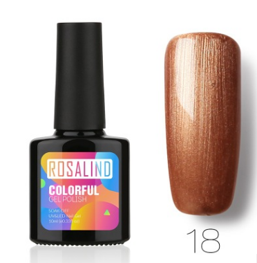 ROSALIND Solid Color Bobbi Glue UV Nail Polish Gel Polish 10ml Nail Salon Manicure Treament