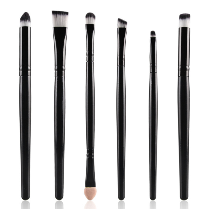 6PCS eye makeup cosmetics Brushes Set for Eyeshadow eyebrow lip eyeliner brush beauty make up tools