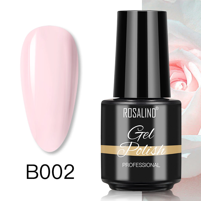 Rosalind New Pure Color Nail Polish 7ML Plastic Bottle