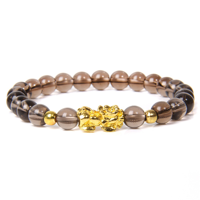 Women Men Feng Shui Buddha Bracelet Golden Piuxiu Charm