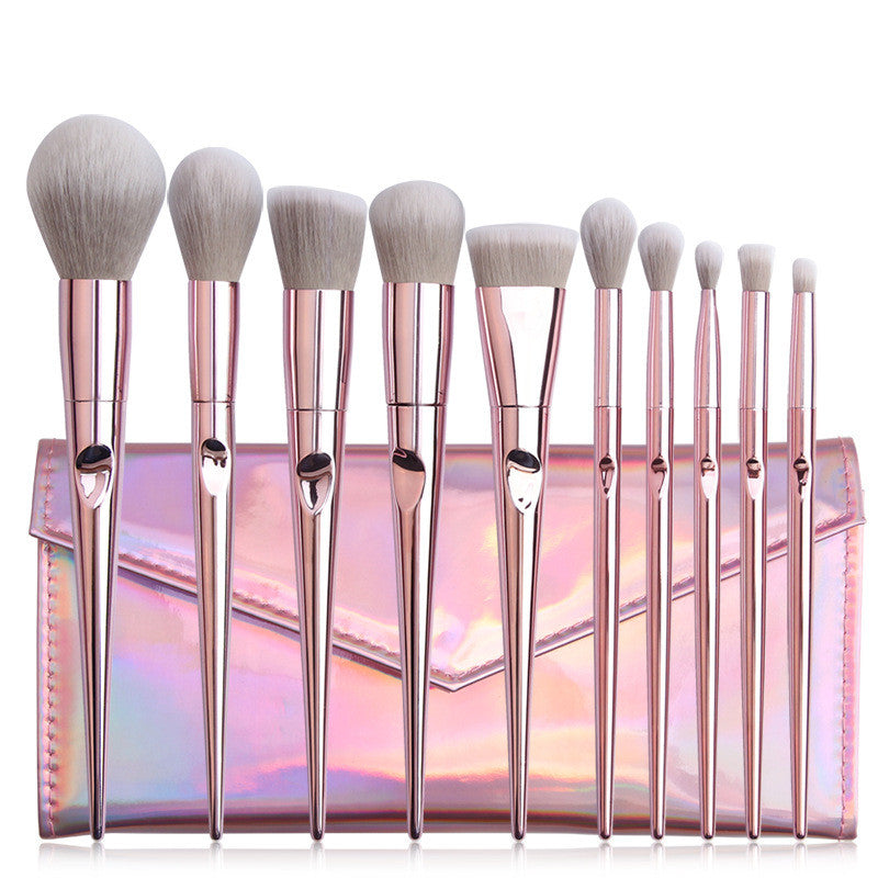 10 wet And Wild Makeup Brushes Set With Brush Bag Makeup Tools