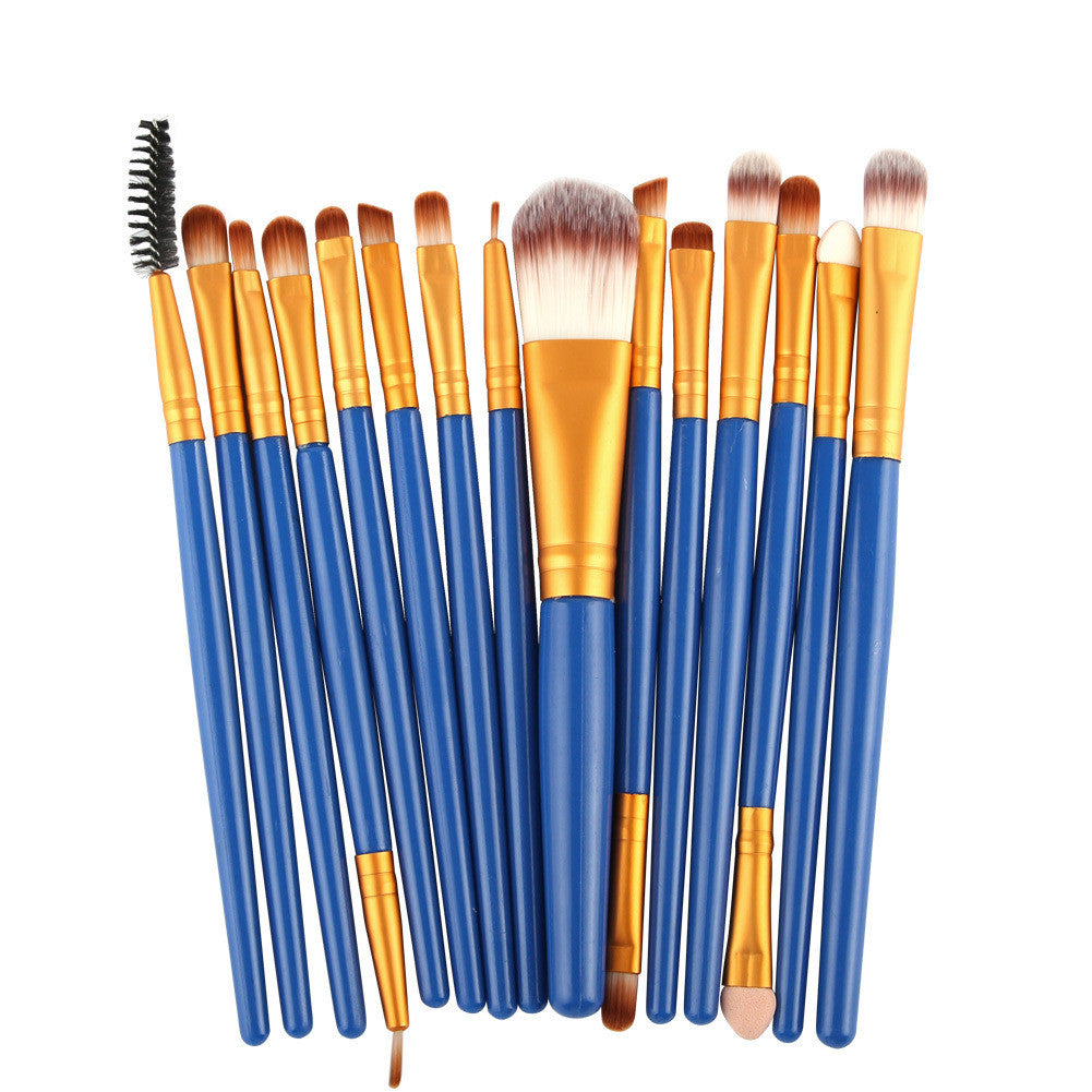 Set Of 15 Makeup Brushes