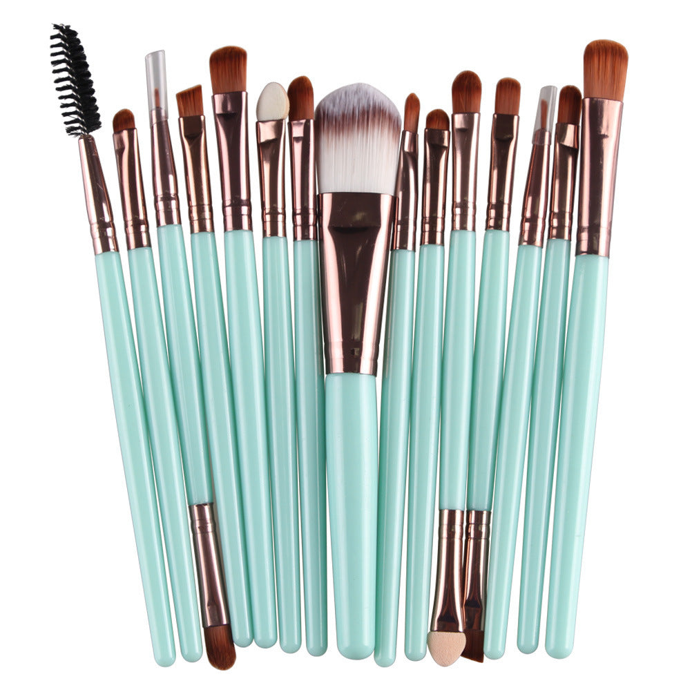 Set Of 15 Makeup Brushes