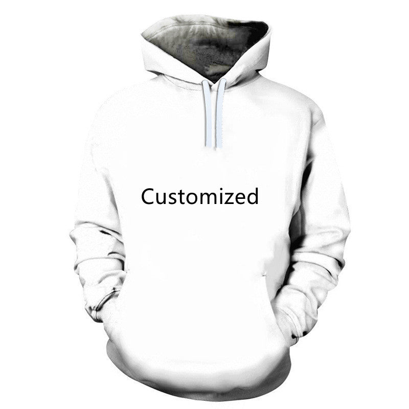 Customized 3D Digital Printing Couple Outfit Sweater   LargeSize Baseball Uniform Hoodie