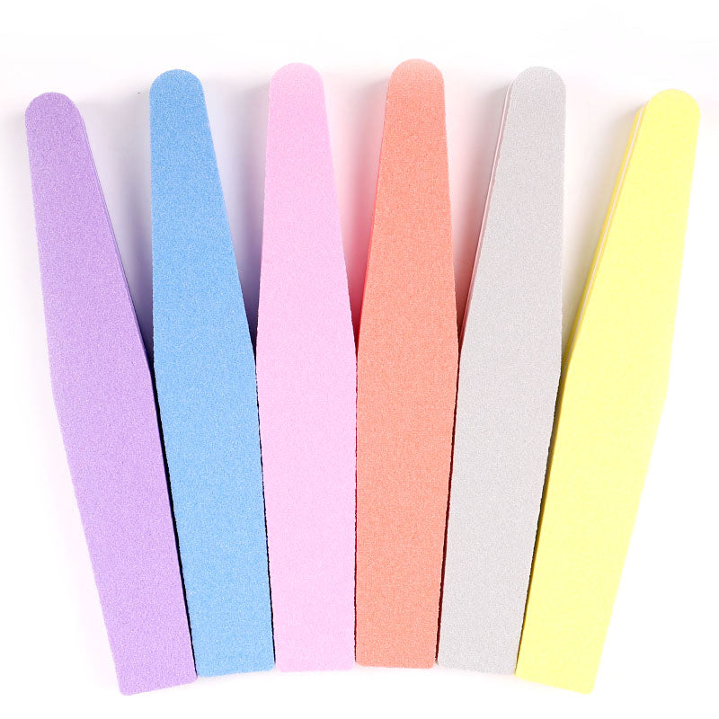 Nail Art Tool Polishing Strip Diamond Polishing Tool High Elastic Sponge Foil Nail Art Double-Sided Polishing Strip