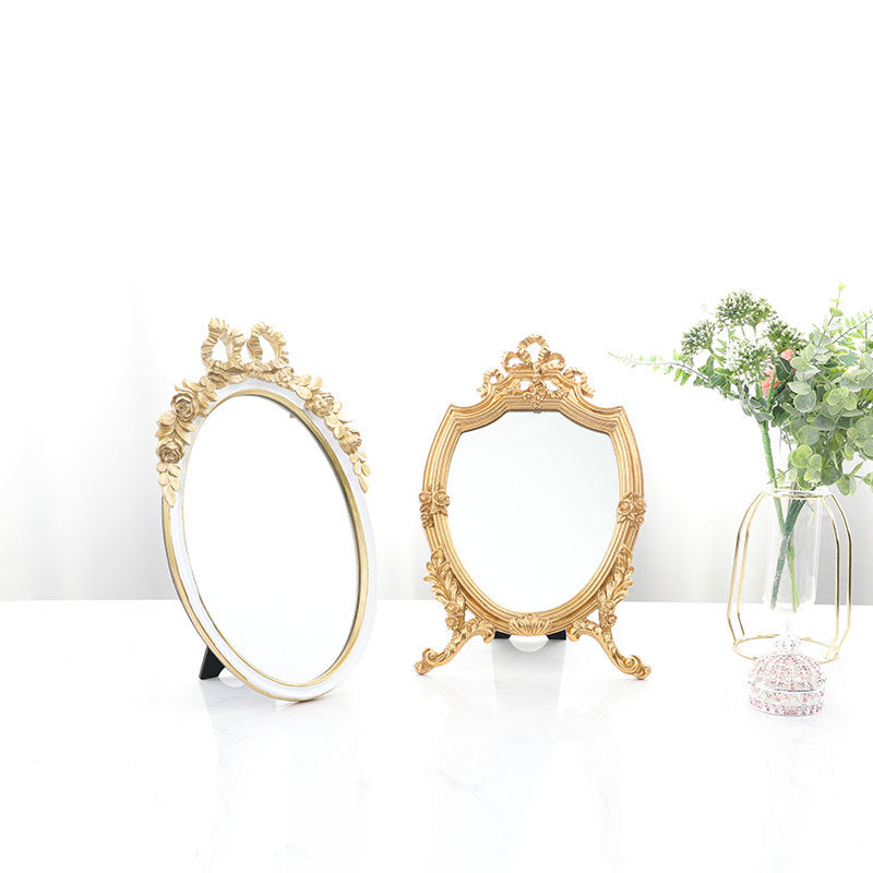 European Make-up Mirror Tabletop Creative Single-sided Mirror