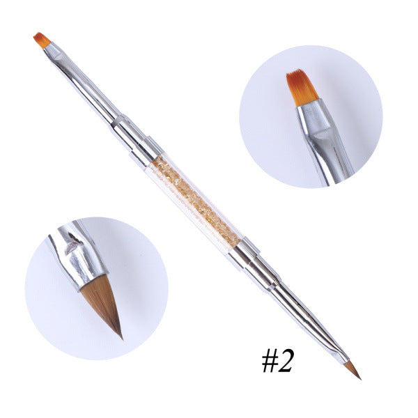 Nail Tools Alex Color Stick Drawing Flower Pen Dual Pen Diamond Inlaid Nail Pattern