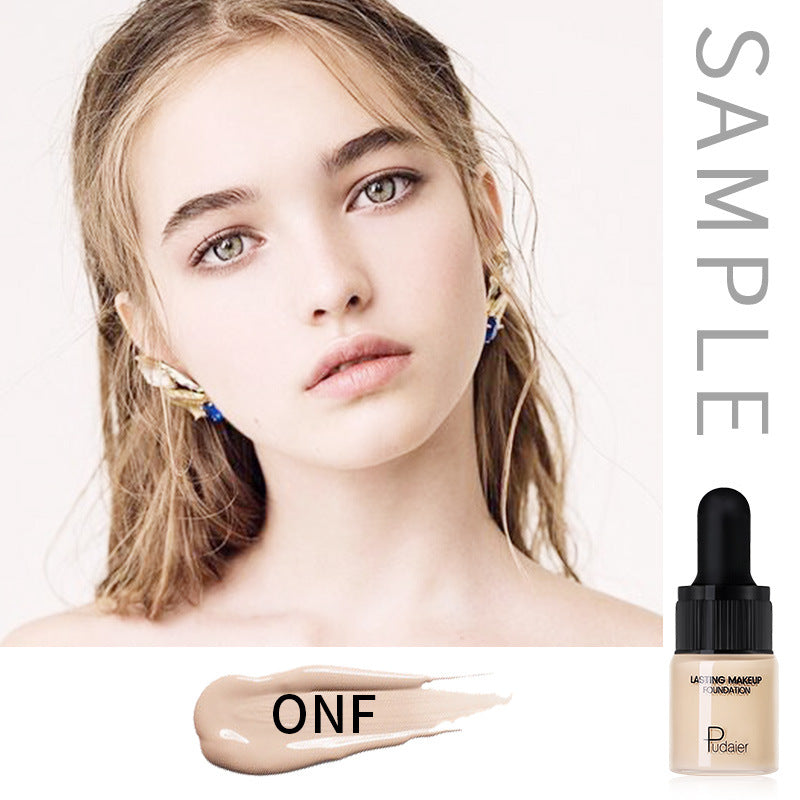 Sample baby bottle liquid foundation