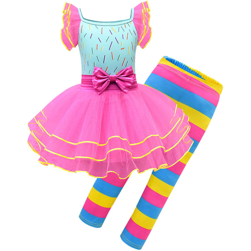 Performance Costume Children's Tutu Skirt Girl Mask