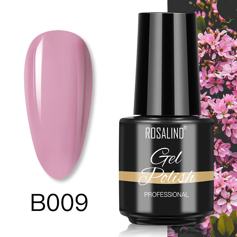 Rosalind New Pure Color Nail Polish 7ML Plastic Bottle