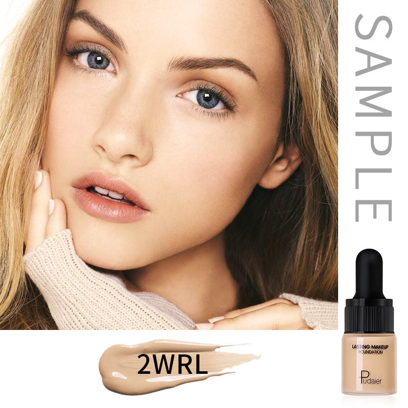 Sample baby bottle liquid foundation