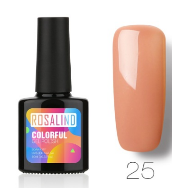 ROSALIND Solid Color Bobbi Glue UV Nail Polish Gel Polish 10ml Nail Salon Manicure Treament