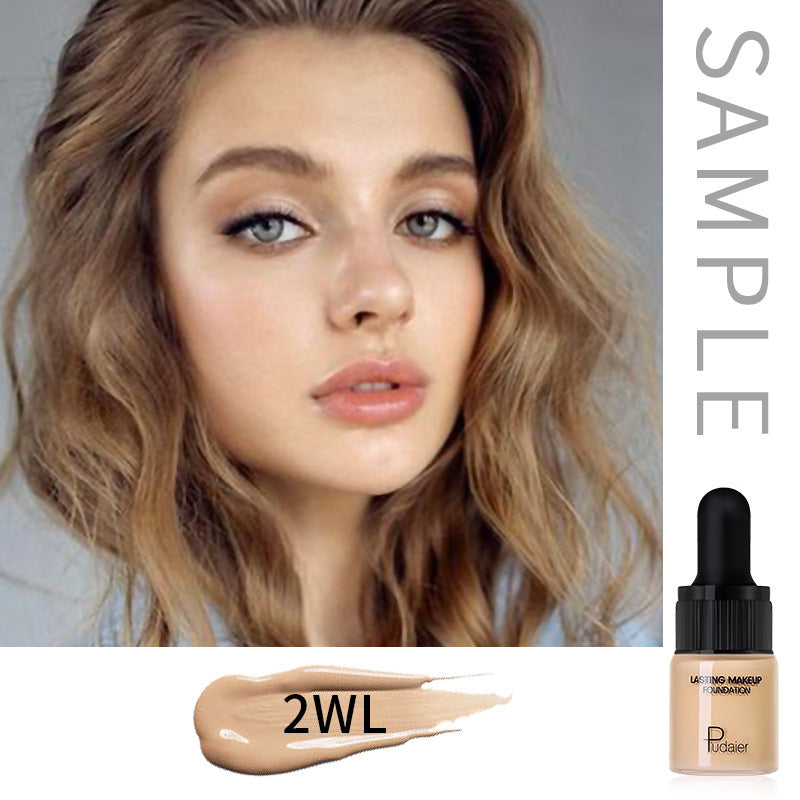 Sample baby bottle liquid foundation