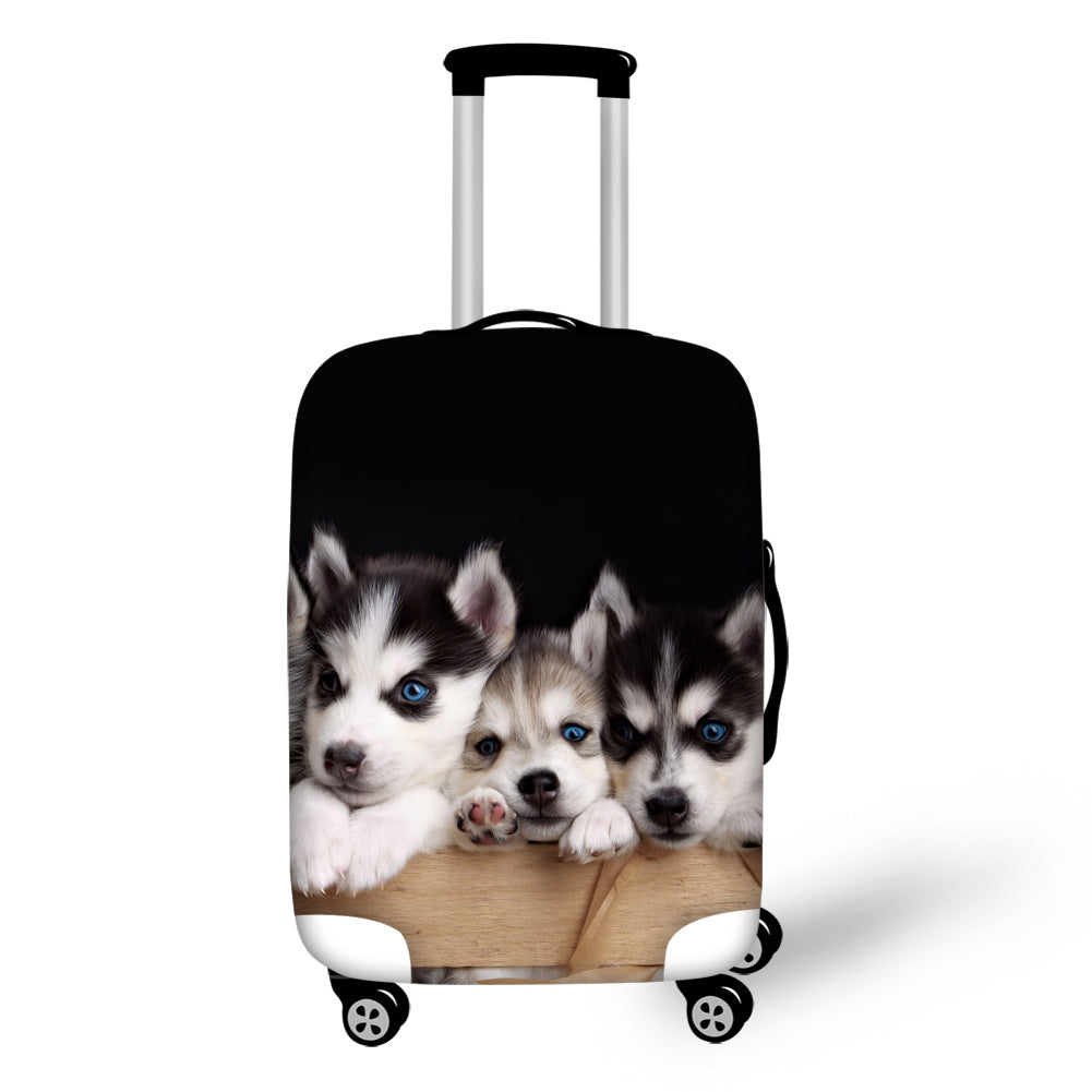 3D animal suitcase cover