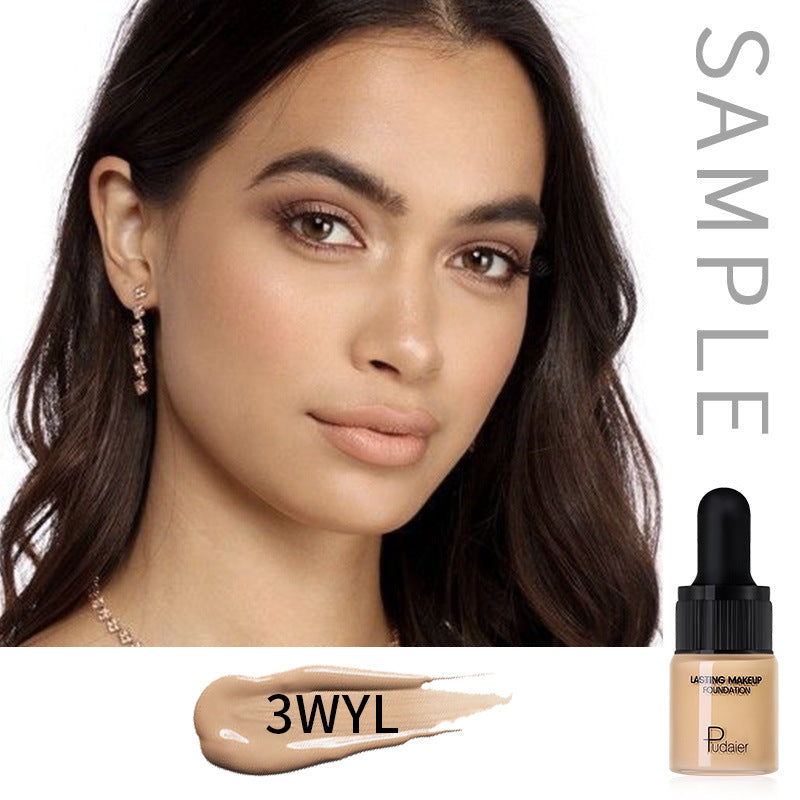 Sample baby bottle liquid foundation