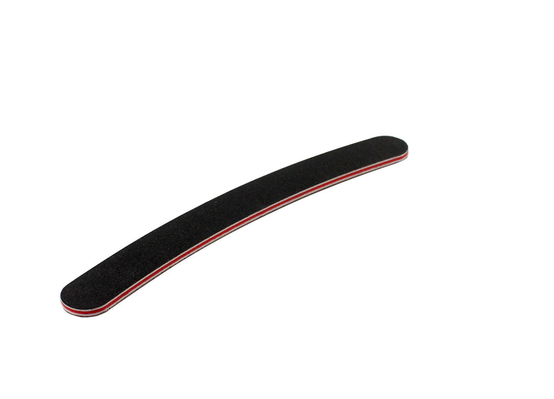 Manicure sand black polishing strip polishing strip nail tool nail file red heart black sand