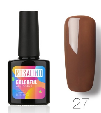 ROSALIND Solid Color Bobbi Glue UV Nail Polish Gel Polish 10ml Nail Salon Manicure Treament