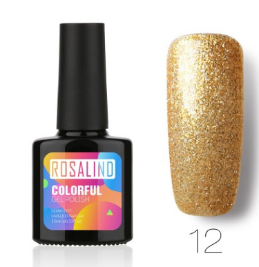 ROSALIND Solid Color Bobbi Glue UV Nail Polish Gel Polish 10ml Nail Salon Manicure Treament