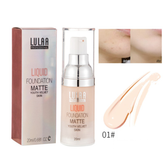 Waterproof matte liquid foundation