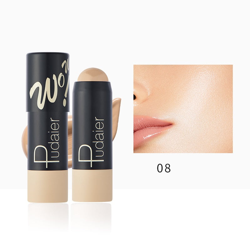 Foundation Makeup Color Rendering Not Smudge 12 Colors Lightweight Breathable Matte Stick Foundation