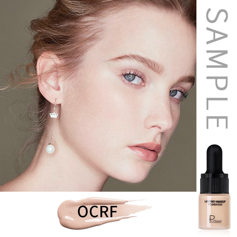 Sample baby bottle liquid foundation