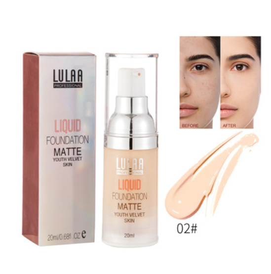 Waterproof matte liquid foundation