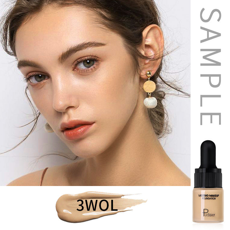 Sample baby bottle liquid foundation