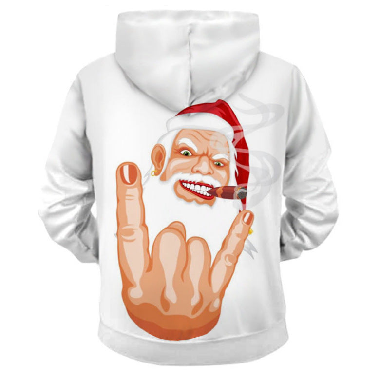 Personalized Santa Collection Men's Digital Printed Hoodie