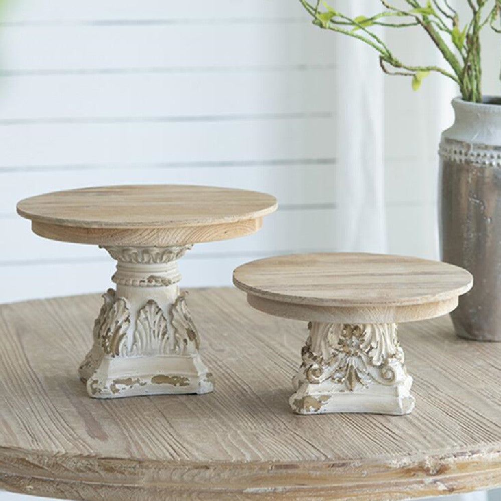 Make Old Column Carved Tray Ornaments