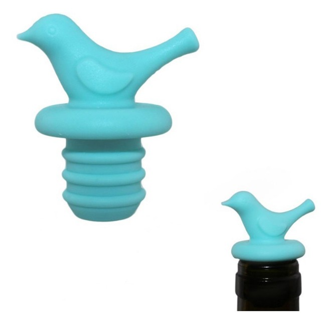 Little bird silicone wine bottle stopper