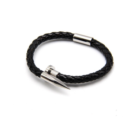 Brand Europe and America minimalism winding thorns twisted wire men and women  bracelet bracelet