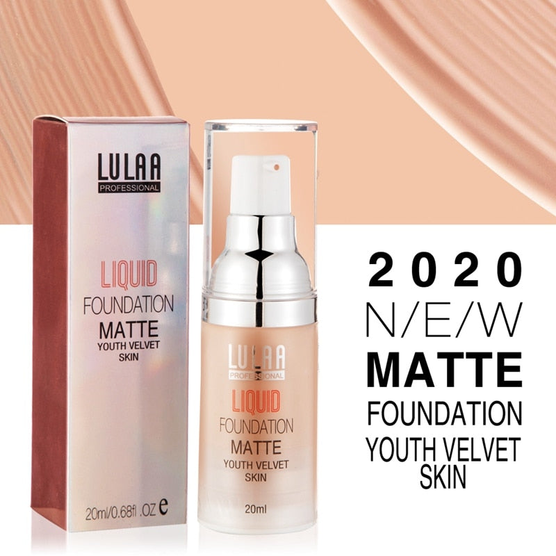 Waterproof matte liquid foundation