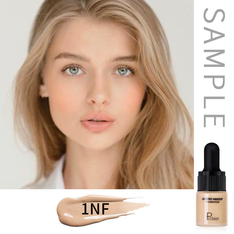 Sample baby bottle liquid foundation