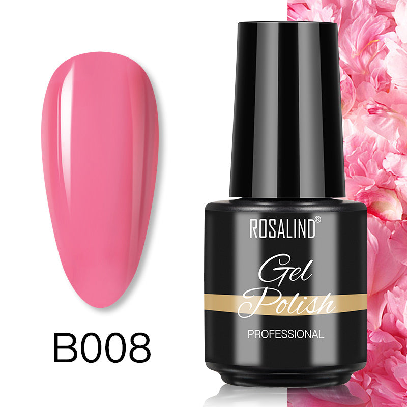 Rosalind New Pure Color Nail Polish 7ML Plastic Bottle