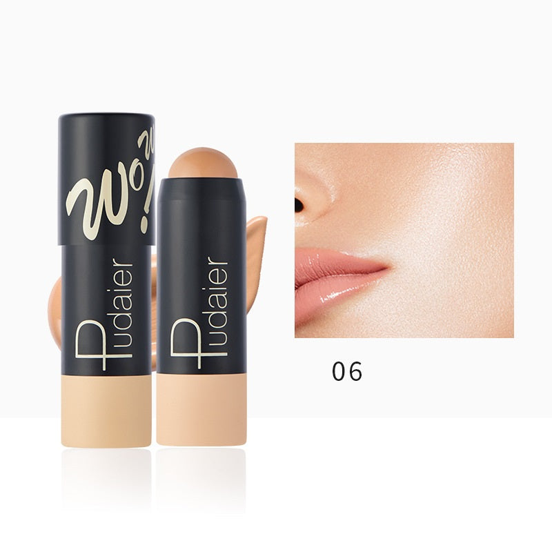 Foundation Makeup Color Rendering Not Smudge 12 Colors Lightweight Breathable Matte Stick Foundation