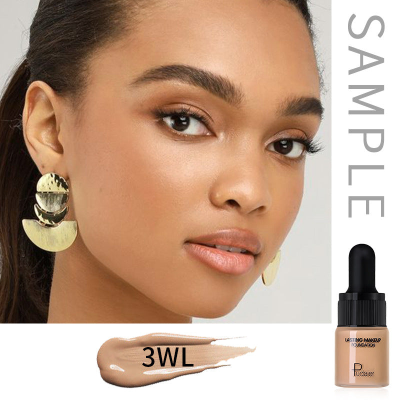 Sample baby bottle liquid foundation