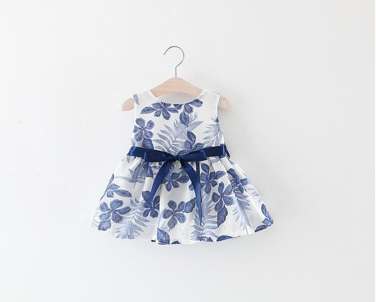 Children's wear, 2021 summer new baby dress, baby girl, Chinese Wind Vest, skirt tide