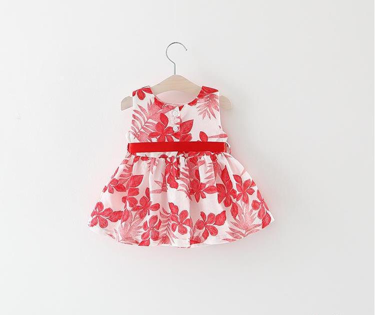 Children's wear, 2021 summer new baby dress, baby girl, Chinese Wind Vest, skirt tide