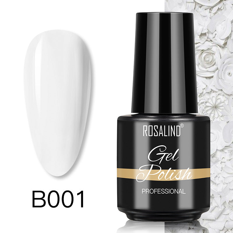 Rosalind New Pure Color Nail Polish 7ML Plastic Bottle