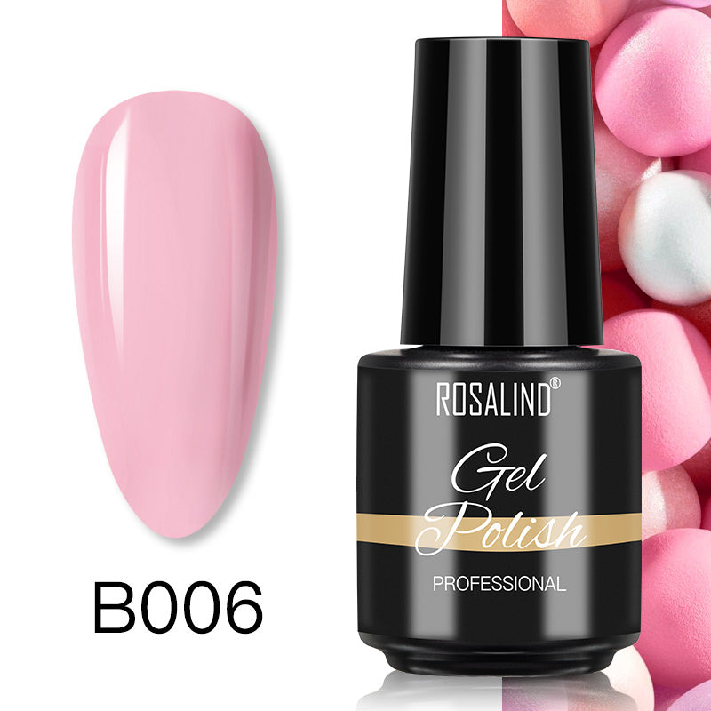 Rosalind New Pure Color Nail Polish 7ML Plastic Bottle