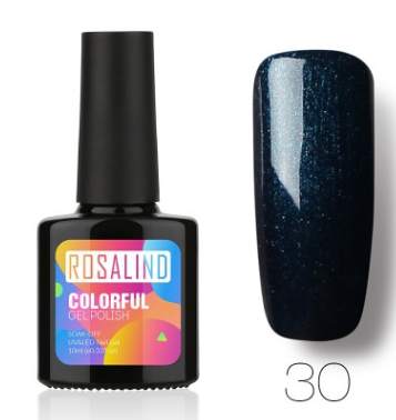 ROSALIND Solid Color Bobbi Glue UV Nail Polish Gel Polish 10ml Nail Salon Manicure Treament