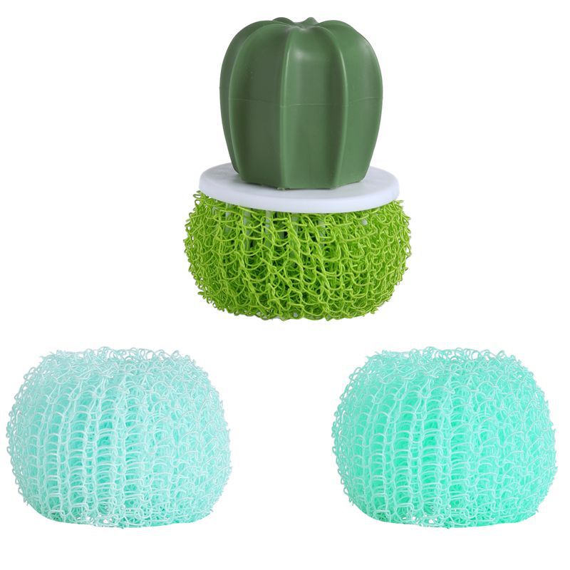 Pot Brush Cactus Nano Cleaner Ball