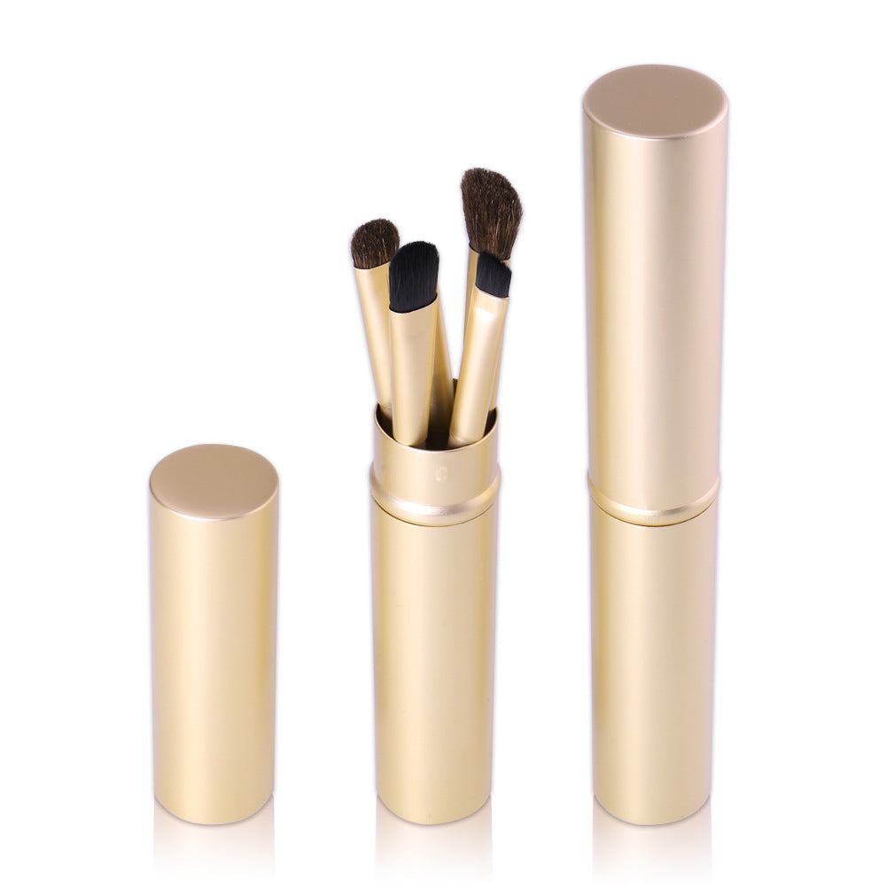 Soft Portable Brush Set With 5 Eyeshadow Brushes