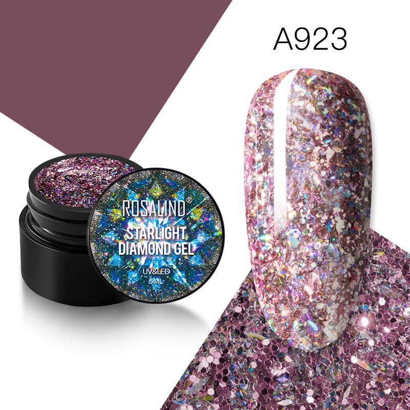 Xingyao Diamond Glue 5ML Gel Nail Polish Seven-color Sequins UV Glue